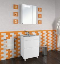 Мебель для ванной Vod-ok Аббат 60 белая